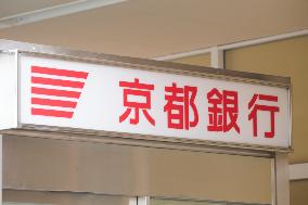 The logo of the Bank of Kyoto